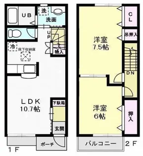 ツインリーフIの間取り