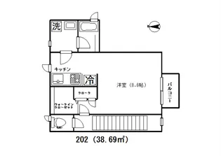 メゾンド・リー【2階】の間取り