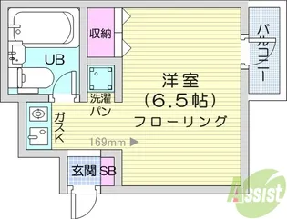 オノレジデンス【4階】の間取り