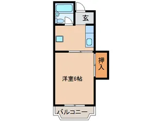 古川マンション【1階】の間取り