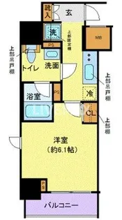 クレヴィスタ大森【7階】の間取り