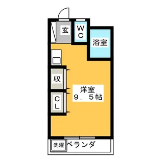 メゾン小嶋【4階】の間取り