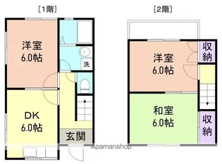 ハイツ千旦【1階】の間取り