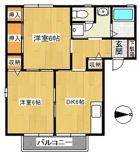 ジョイファムK【2階】の間取り