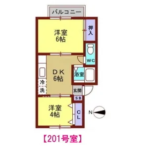リミエール・ベガ【2階】の間取り