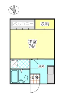 コーポフレンド【1階】の間取り