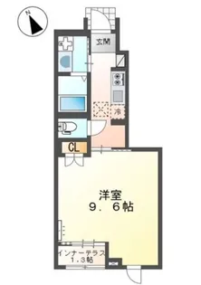 広島県福山市東川口町3【アパート】の間取り
