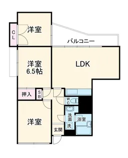 本厚木エグゼクティブマンション【1階】の間取り