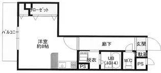 1Rの間取り画像