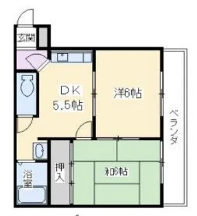 江上イエム【3階】の間取り