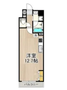 インプルーブ天六【3階】の間取り