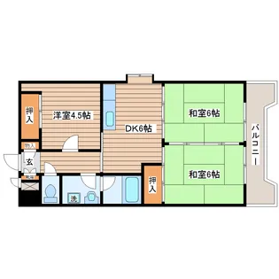 芳賀興産ビル【4階】の間取り