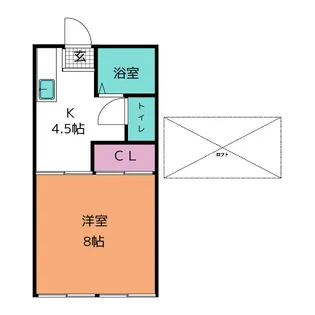 シャトー東亜No.5【2階】の間取り