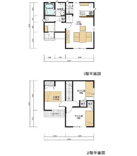 栃木県宇都宮市鶴田町【一戸建】の間取り
