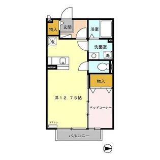 チェリー アベニュー【1階】の間取り
