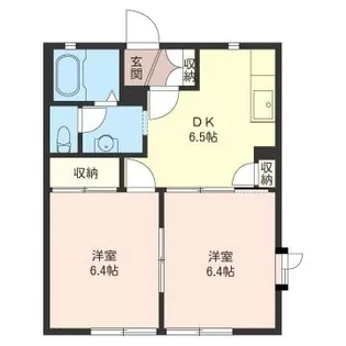 コーラルガーデンH【1階】の間取り