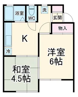 ドエルタカハシ【1階】の間取り