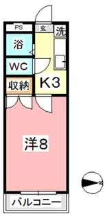 エトワール21新倉【1階】の間取り