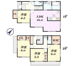群馬県高崎市寺尾町【一戸建】の間取り