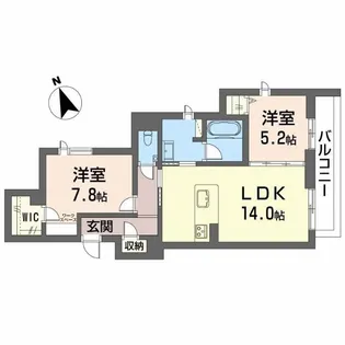 【新築】サンパーク【3階】の間取り