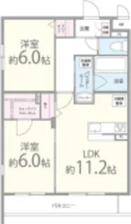 スマイル旭ヶ丘【2階】の間取り