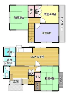 埼玉県加須市富士見町【一戸建】の間取り