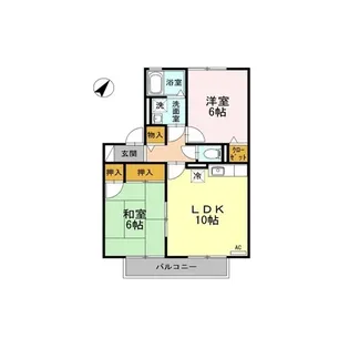 セジュール藤乃【2階】の間取り