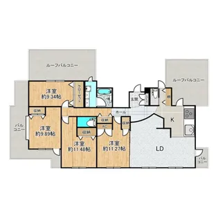 神奈川県横浜市中区千代崎町1【マンション】の間取り