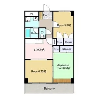 コーポクレサンテーム【1階】の間取り