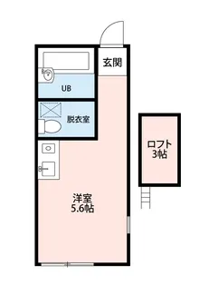 ウインズ和田【1階】の間取り
