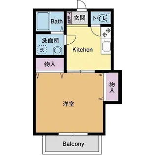 ドゥエ フェリーチェ【3階】の間取り