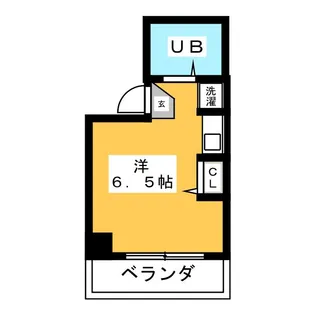 湯田コーポ【3階】の間取り