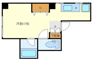 片平ブラボン【3階】の間取り