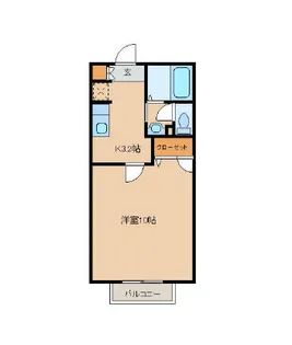 シャルム柏木【1階】の間取り