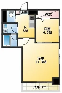 エレガンス王子【4階】の間取り