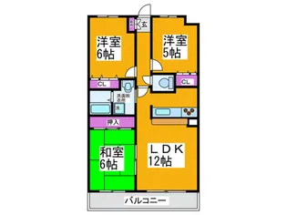 レジデンス赤坂【3階】の間取り