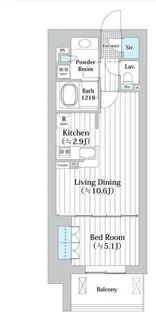 アビティグランデ砧(B棟)【4階】の間取り