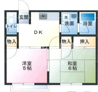 エクレール赤塚B【2階】の間取り