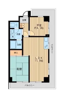 入間市駅前ビル【3階】の間取り