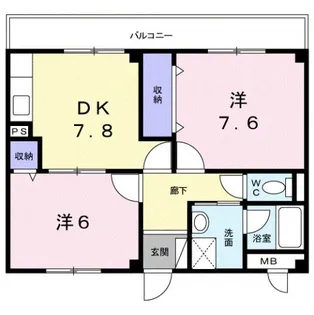 ルネ【2階】の間取り