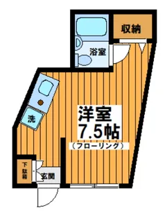 ハイツカサイ【1階】の間取り
