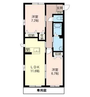 エストレリータ【1階】の間取り