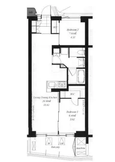 代々木参宮橋テラス【2階】の間取り