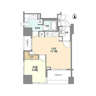 LaSante麻布十番【5階】の間取り