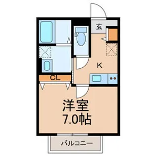リトルキャビン【2階】の間取り