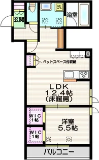 東京都北区志茂4【マンション】の間取り