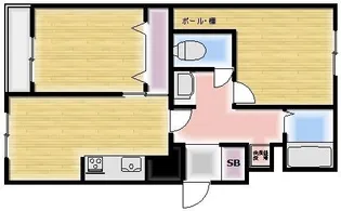 第十五松本ハイツ【3階】の間取り