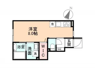 EdgeMoment長江【1階】の間取り