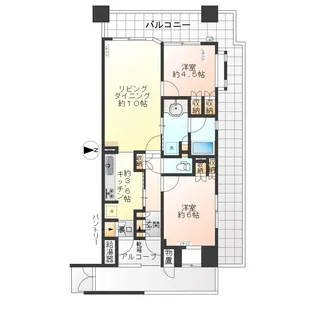 コンセール中野【5階】の間取り