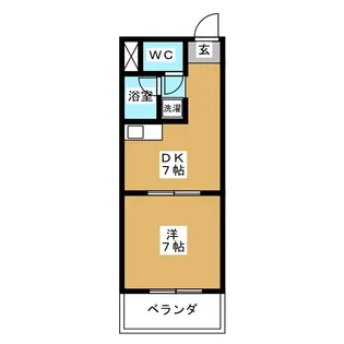MTなごの1001【6階】の間取り
